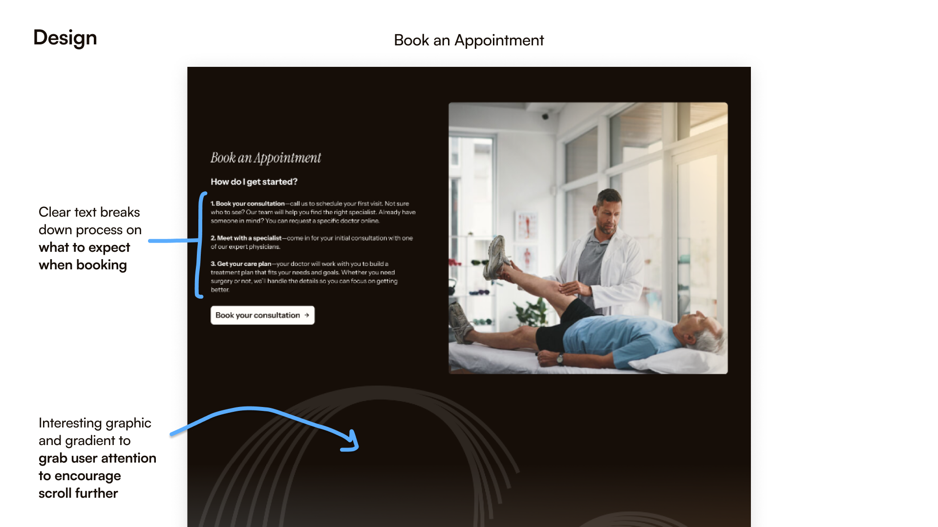 Design: Book an Appointment